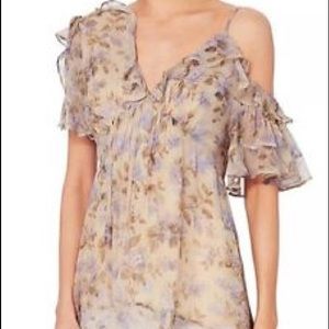 Zimmerman floral off the shoulder top